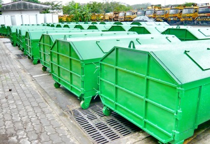 Stainless Steel Waste Tank (2) - ถังเหล็ก ถังไซโล - อินโนเวชั่น เทค เอ็นจิเนียริ่ง