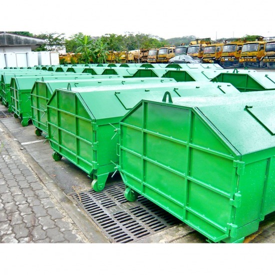 ถังขยะเหล็ก โรงงานผลิตถังขยะเหล็ก  ถังเหล็กเก็บขยะ  ถังขยะเหล็ก  ถังพักขยะ 